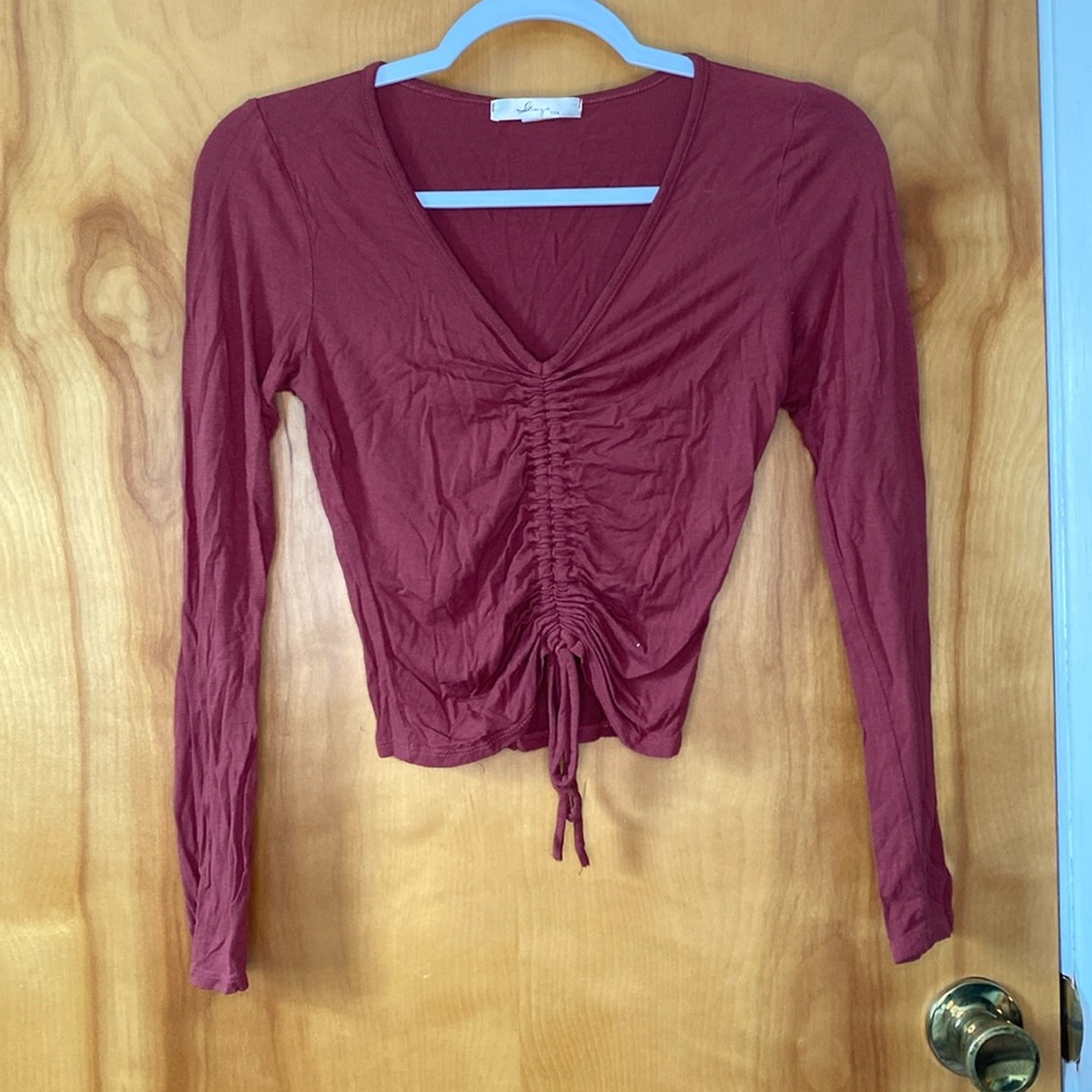 Gaze cropped long sleeve